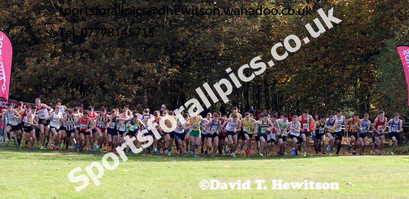 Junior mens National Cross Country Relays. Photo: David T. Hewitson/Sports for All Pics